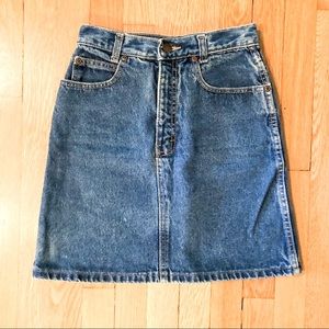Vintage 1990’s Calvin Klein Denim Jean Mini Skirt
